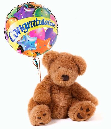 Congratulations Bear and Balloon