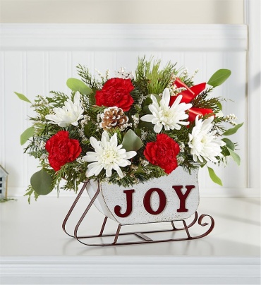 Joyful Winter Sleigh Bouquet