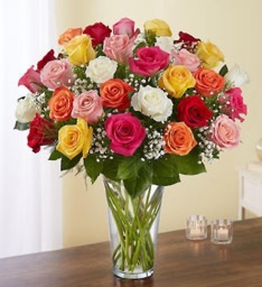 Multi-Colored Rose Elegance