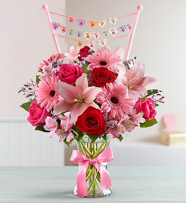 Romance with Valentines Day Banner