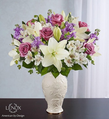 Loving Blooms Lenox Lavender and White