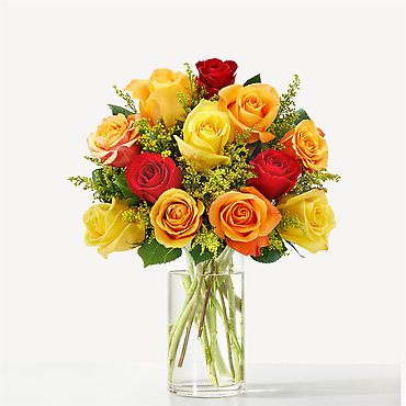 FIERY FALL ROSES