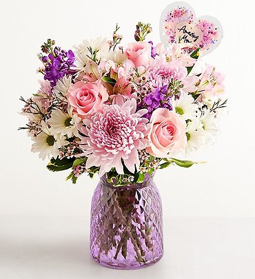 Amazing Mom Bouquet W/LED Pic