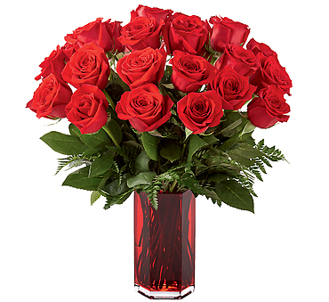 True Romantic Red Rose Bouquet
