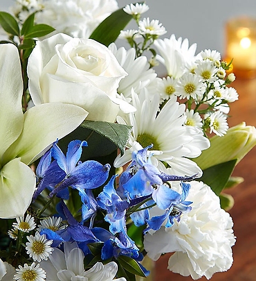 Florist Choice Bouquet Blue and White
