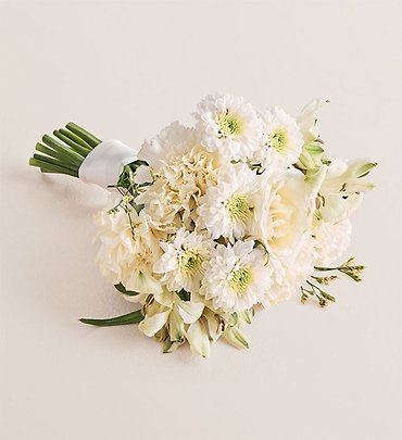 White Prom Bouquet