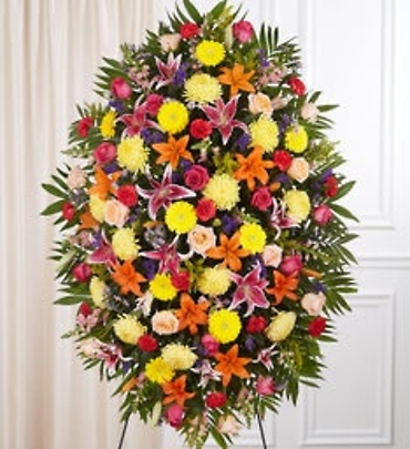 Bright Sympathy Standing Spray