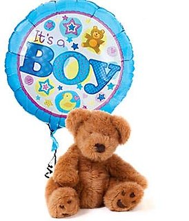 It\'s a Boy Bear and Balloon