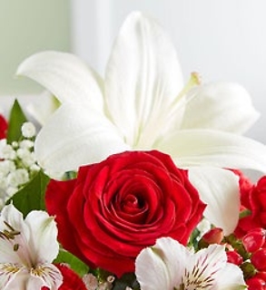 Florist Choice Bouquet Red and White