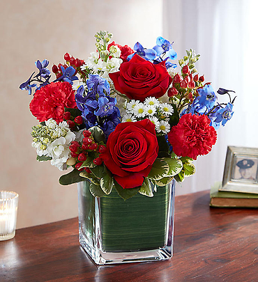Healing Tears  Red, White & Blue