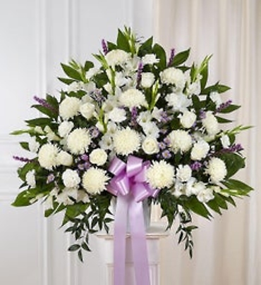 Heartfelt Sympathies Lavender & White