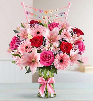 Romance with Valentines Day Banner