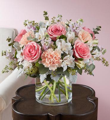 Blushing Blooms Bouquet